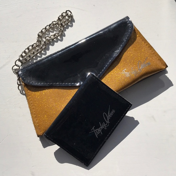 trophy queen Handbags - Trophy Queen wristlet & mini wallet